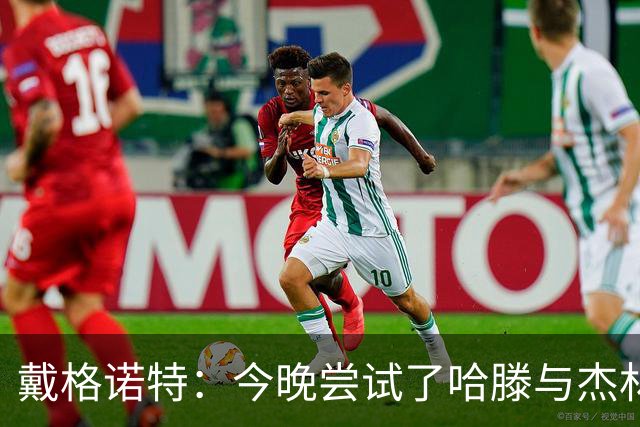 戴格诺特：今晚尝试了哈滕与杰林威的双塔配合 之前完全没练过