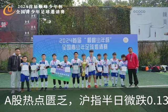 A股热点匮乏，沪指半日微跌0.13%